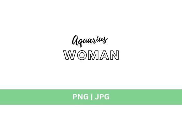 Aquarius Woman Graphic: Design Assets for Creative Projects