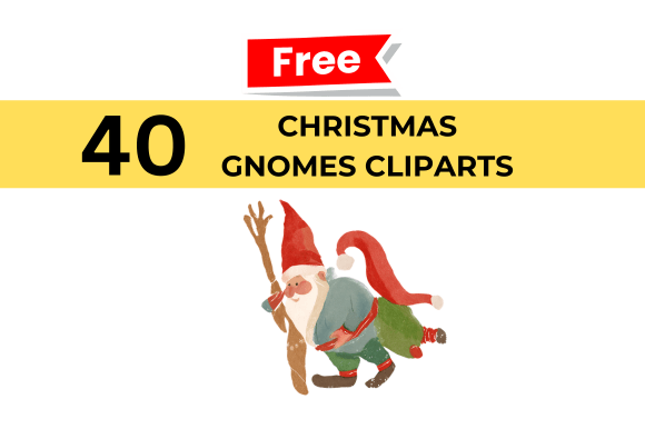 Christmas Gnomes Cliparts: Instant Design Magic