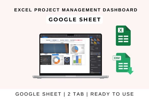 Excel Project Management Dashboard for Design Workflow