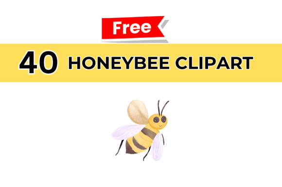 Honey Bees Clipart: A Sweet Asset for Modern Design