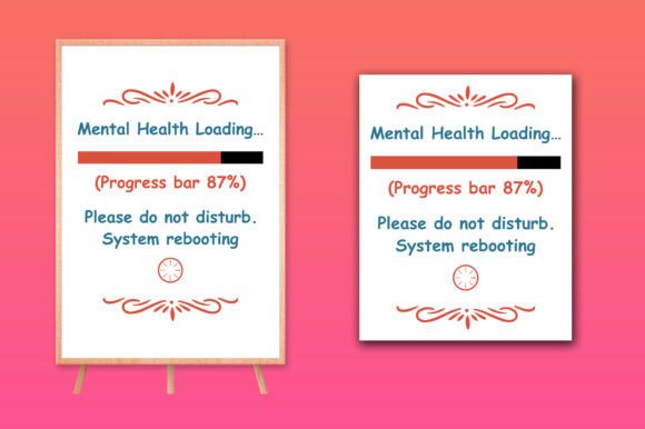 Mental Health Loading Wall Art: A Design Trend with Heart