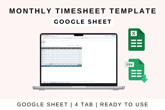 Streamline Your Creative Workflow with a Monthly Timesheet Template